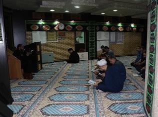 برگزاری مراسم عزاداری اباعبدالله الحسین در موسسه آموزش عالی علمی هلال ایران