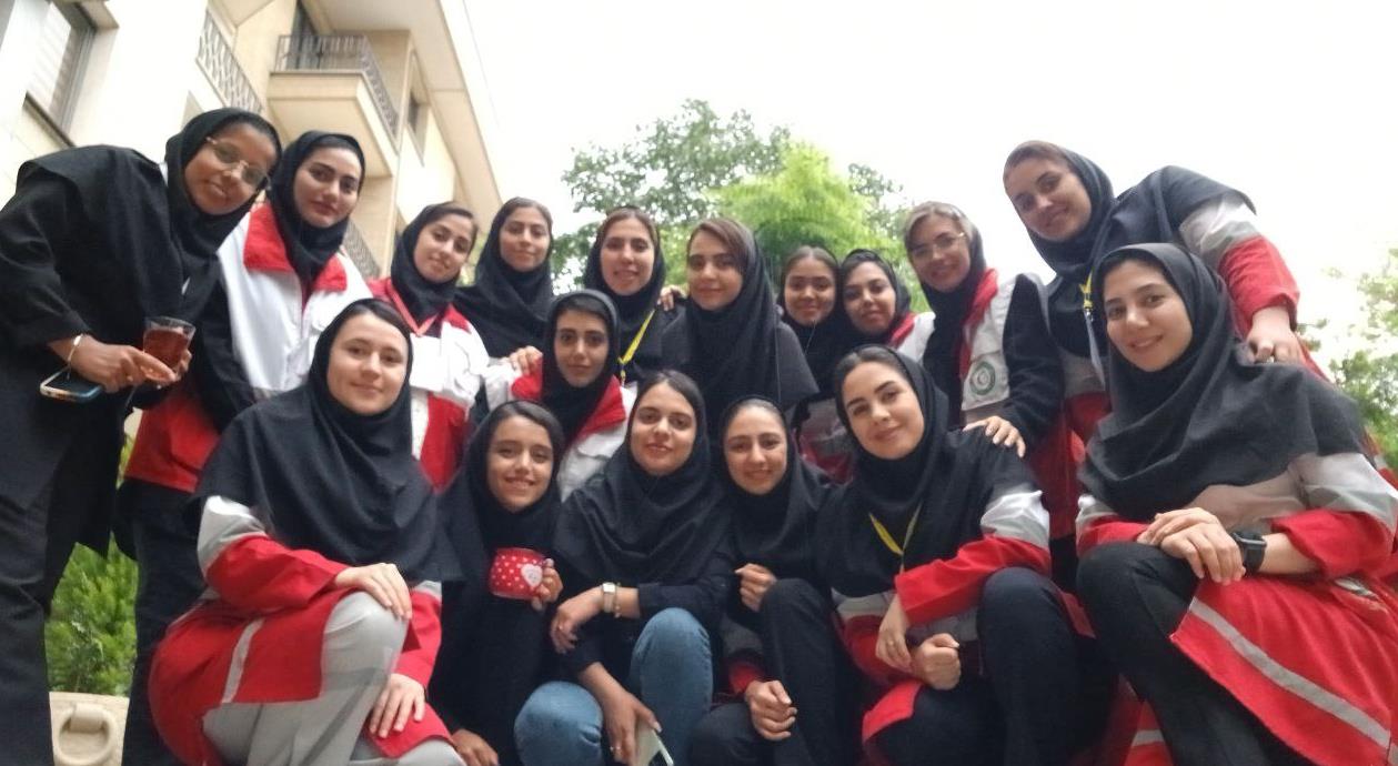 گزارش هفته دوم دورهی تک پودمان کمکهای اولیه تیم واکنش سریع بانوان هلالاحمر