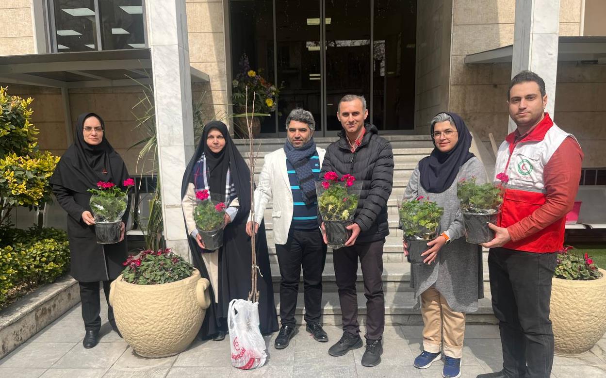 مراسم روز درختکاری در موسسه آموزش عالی علمیکاربردی هلال ایران
